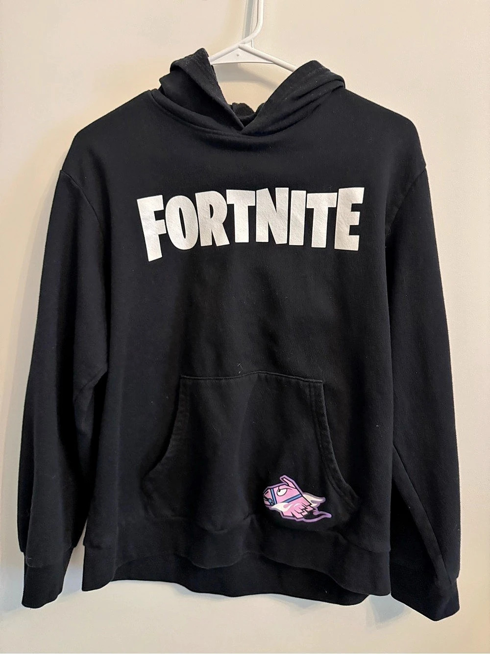 Fortnite Logo & Loot Llama Pocket Youth long-sleeve hoodie e